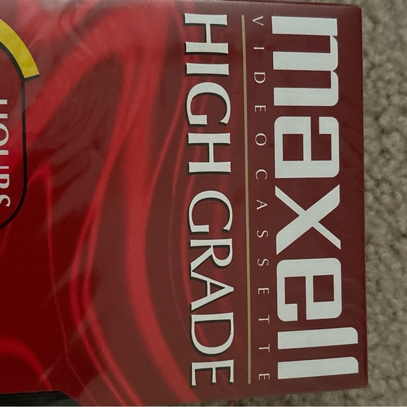Maxwell VHS cassette high grade recordable tape 6 hours/ T-120 New - Picture 9 of 10